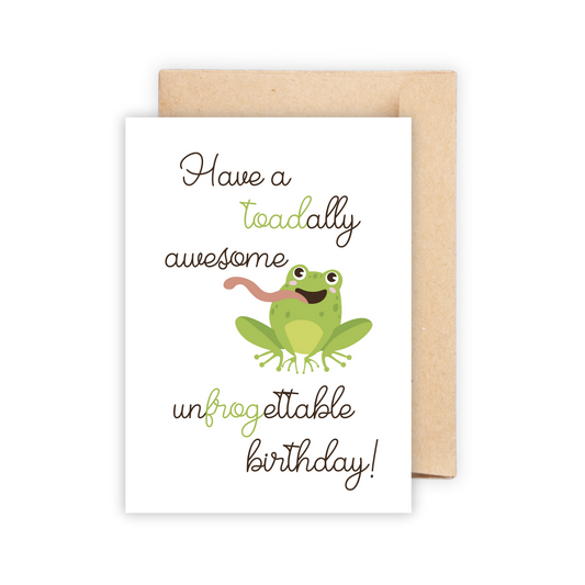 Toadally Unfrogettable Birthday