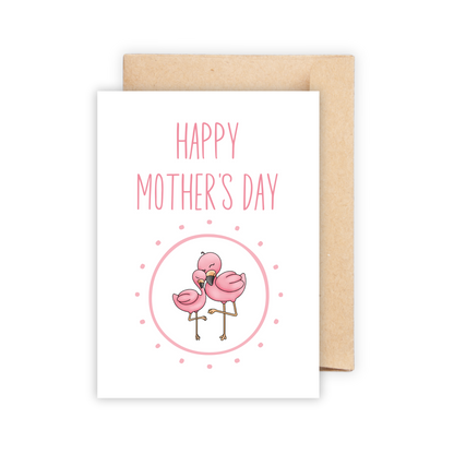 Happy Mother's Day Flamingos